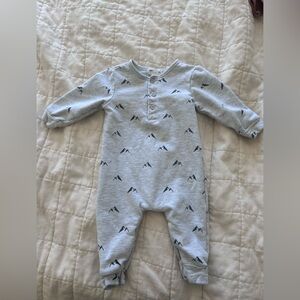 Miles the Label Light Fleece Lined Mountain Peak Playsuit